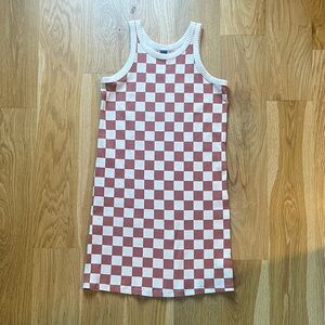 Old Navy Girls Large Checkered Sleeveless Dress